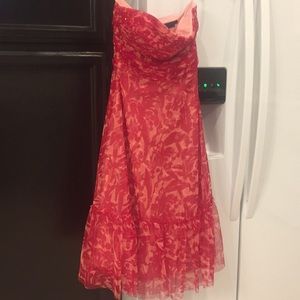 BCBG gorgeous strapless dress sz Small